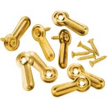 Brass Turn Buttons, 8-Pack