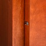 Snap Closing Semi-Concealed Hinge installed in cabinet door