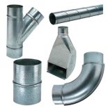 Spiral Pipe and Fittings for Dust Collection System