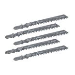 Bosch Basic 8 TPI T-Shank Jigsaw Blades, 5-Pack
