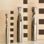 3-Piece Spiral Upcut Bit Set (Includes 1/4", 3/8" and 1/2" HSS Spiral Mortising Bits)