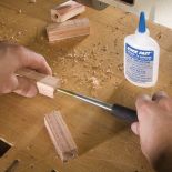 Just push and twist � no glue on your fingers.