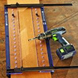 Pro Shelf Drilling Jig with 1/4'' Shelf Drilling Bit and Case