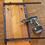 The Rockler Pro Shelf Drilling Jig 