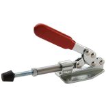 Once attached to a bench or fixture, this clamp becomes a convenient hold down with 450 pounds of clamping power.