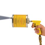Air-Assisted Flocking Gun with Canister 