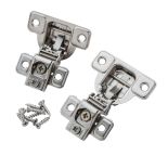 1/4'' overlay Salice 106 Zero-Protrusion Compact Hinge with Snap Close technology  for Face Frame Cabinets - Nickel