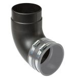 Up close look at a Dust Right® Quick Connect 4'' Elbow
