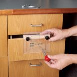 Rockler Drawer Pull JIG IT&reg; Template and Center Punch