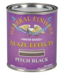 General Finishes Pitch Black Glaze Effects, Pint