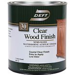 Deft&reg; Waterborne Clear Wood Finish
