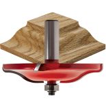 Freud® 99-520 Quadra-Cut™ Ogee Raised Panel Router Bit - 3-1/2" Dia x 5/8" H x 1/2" Shank