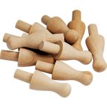 Wooden Game Pegs, Set of 10