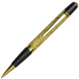 Manhattan Ballpoint Pen Hardware Kit - Black Titanium w/ Gold