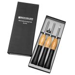 silhouette of 3-Piece Set of Mini Ergonomic Carbide Turning Tools in the box