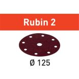 silhouette of Festool Rubin 2 D125 Abrasive Disc