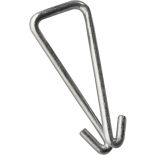 Durable zinc-plated spring steel construction