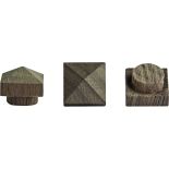 Craftsman Pyramid-Top Hole Plugs, Walnut, 12-Pack 