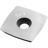 Sr2 Replacement Cutter for Full-Size Carbide Turning Tool, Square Radius