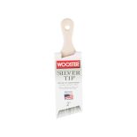 Wooster&reg; 2'' Silver Tip Short Handle Angle Sash Paint Brush