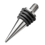 silhouette image of Mini Stainless Steel Bottle Stopper - Cone