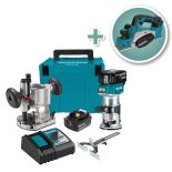 Makita 18V Cordless Lithium-Ion Compact Router Kit with 3-1/4'' Planer