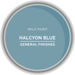 General Finishes Halcyon Blue Milk Paint, Pint