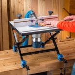 Rockler Convertible Benchtop Router Table In use