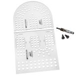 XL Cribbage Board Templates, 3-Player, Curved Track