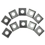 Carbide 2-Edge Insert Cutters for Rikon 20-600H, 25-130H, 25-131H, 10-Pack
