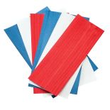 Dyed Patriotic Veneer, Pack of 3 Sq. Ft.