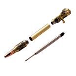 Deer Hunter Bolt-Action Pen Hardware Kit, Antique Brass
