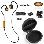 Orange ISOtunes Pro Noise-Isolating Bluetooth® Earbuds, 27 dB NRR