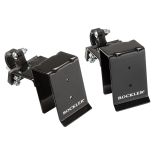 Silhouette shot of the Rockler Pipe Clamp Mounting Brackets
