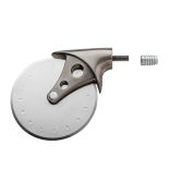 Rockler Stainless Steel Pizza Cutter Turning Kit, Pewter Finish