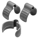 Silhouette of 3 1-1/2 inch host cord clips