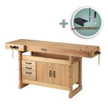 Sjobergs Scandi Plus Workbench 1825 with SM03 Cabinet and Accessory Kit