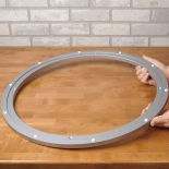 Person holding the Lazy Susan, Extra-Large Aluminum Swivel