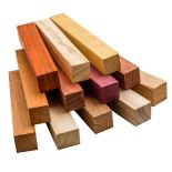 Assorted Hardwood Pen Blanks, 12-Pack