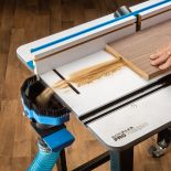 Dust Right Router Table Dado Dust Chute in use