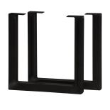 It's easy to create your own custom table with these sturdy welded steel leg sets. 