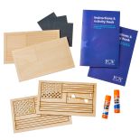 Wooden Flags of Valor Build Kit, 2-Pack