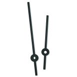 black Slim Clock Hands