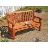 Rockler English Garden Bench Plan