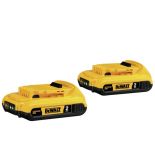 DeWalt 20V MAX* Compact 2.0Ah Batteries, 2-Pack