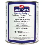 Mohawk Finisher's Choice Clear Lacquer, Quart, Satin