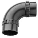 Dust Right Ready-Mount 2-1/2'' 90° Elbow