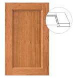 Campbell 5-Piece Flat Panel Door, Custom Sizes and Materials