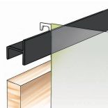 Folder Hanger (Easy Slip-On) - Black 