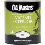 Old Masters Ascend Exterior Water-Based Clear Finish, Quart, Gloss